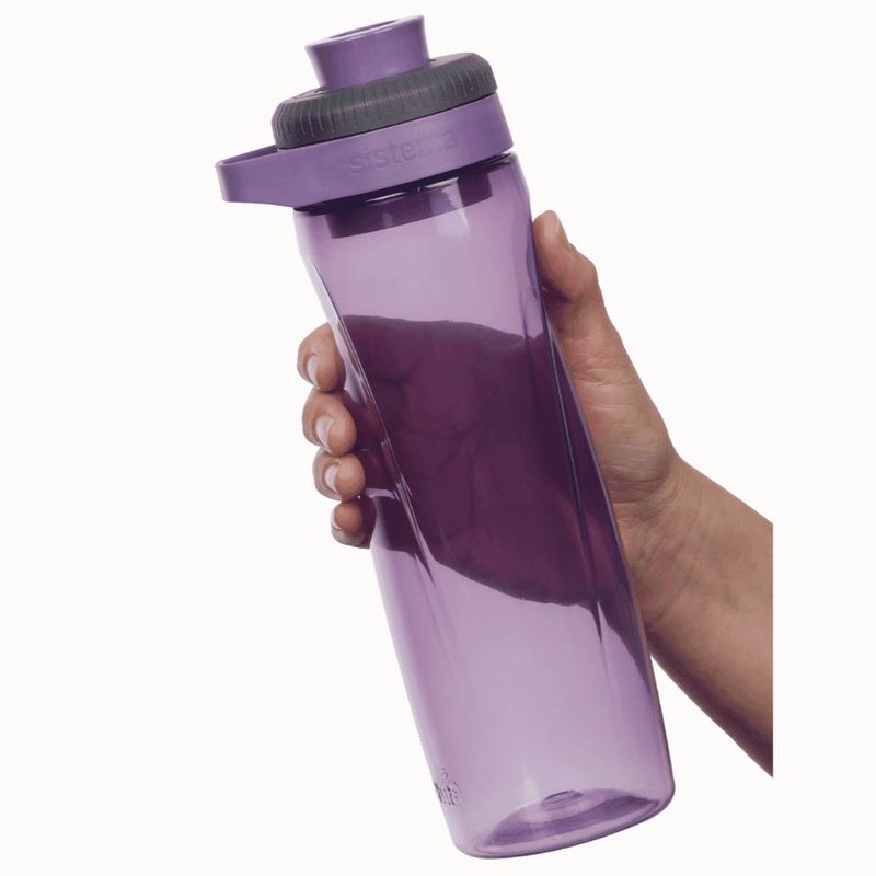 Sistema Plastic Water Bottle  Purple