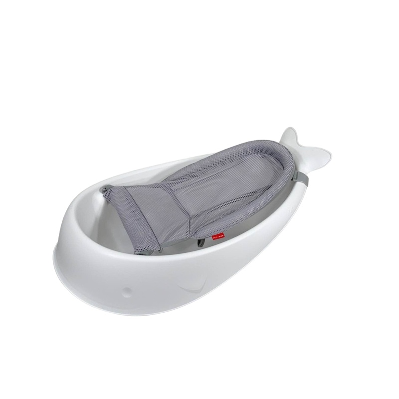 Skip Hop Moby Bath Smart Sling 3-Stage Bathtub, White