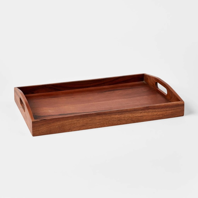 20″ x 13″ Wood Signature Serving Tray (See Description)
