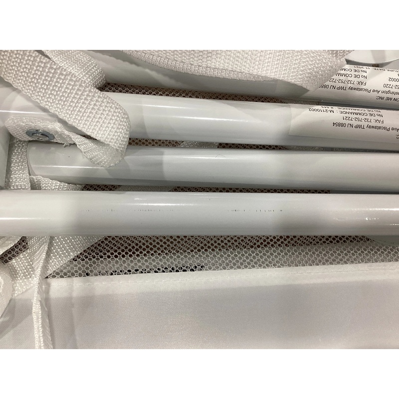Adjustable Mesh Bed Rail in White, Two Height Levels, Breathable and Durable Fabric, Lightweight and Portable Bed Rail for Toddlers, Double Pack (See Description)