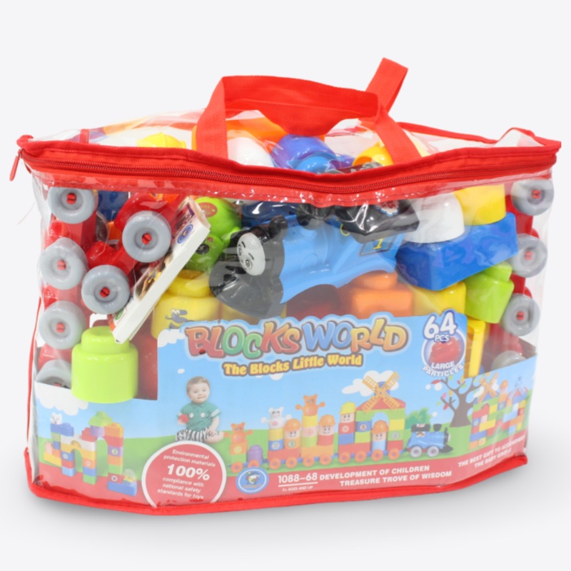 Blocks World – 64 Pcs