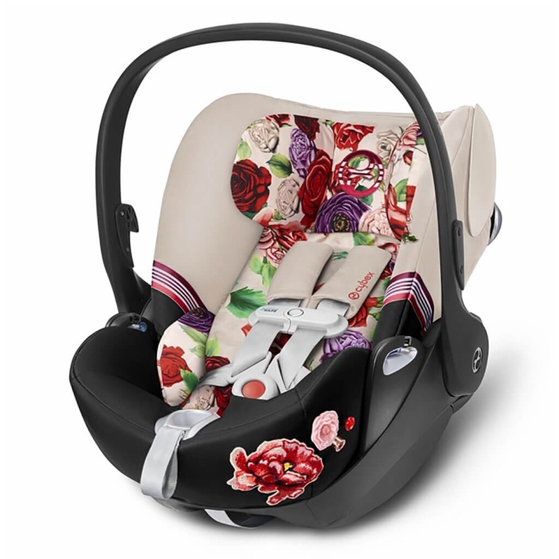 Cloud Q Infant Car Seat SensorSafe Spring Blossom Light