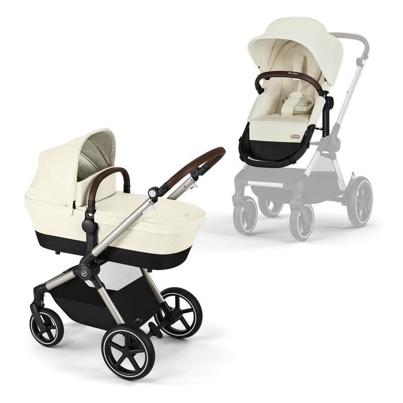 Cybex EOS Lux 2-in-1 Stroller – Seashell Beige