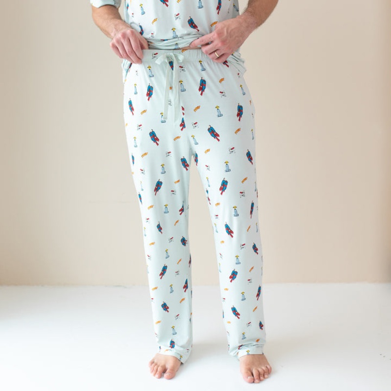 Men’s Lounge Pants in Superman