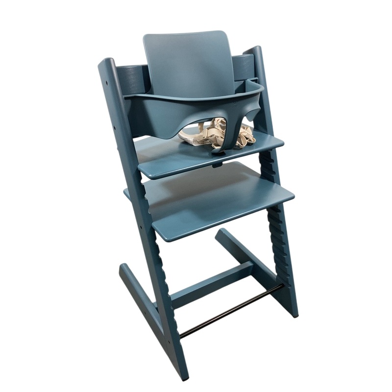 Stokke Tripp Trapp High Chair With Baby Set, 2, Fjord Blue
