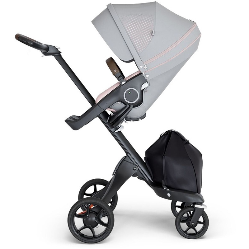 Stokke Xplory 6 Stroller – Athleisure Pink/Black/Brown