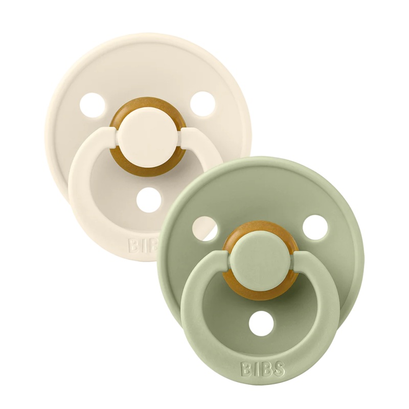 Bibs Pacifier Colour 2 Pack – Round