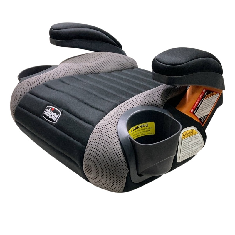 Chicco GoFit Backless Booster Car Seat, 2023, Shark