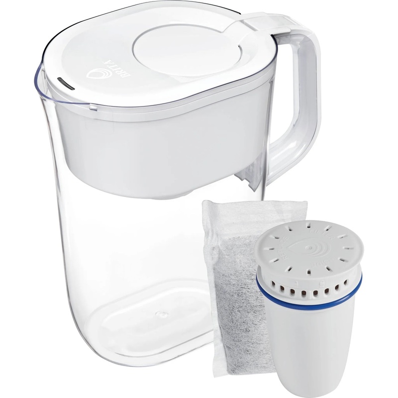 10-Cup Tahoe Water Pitcher Dispenser with Refillable Water Filter