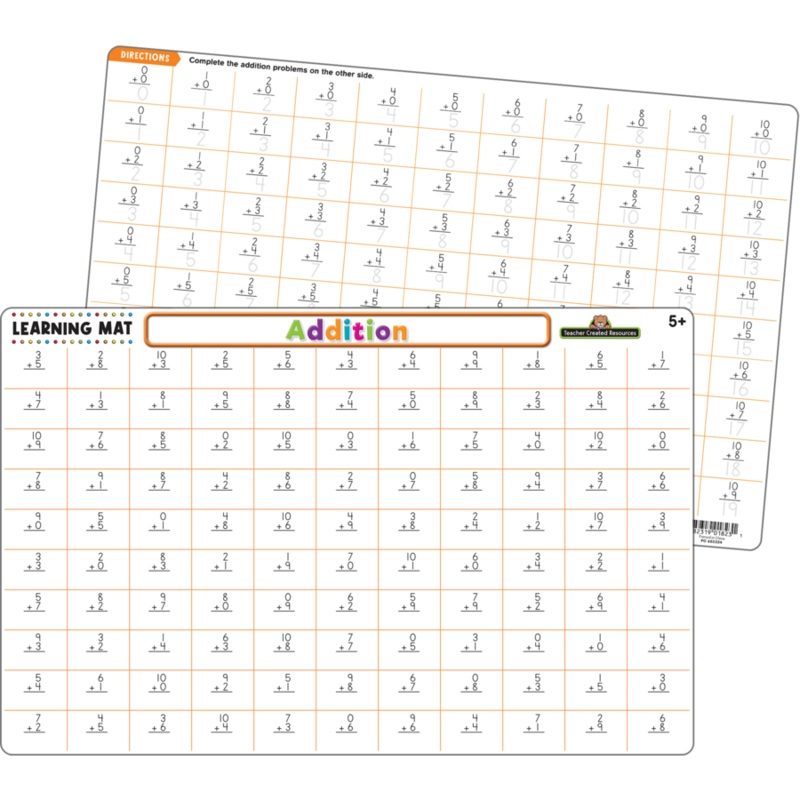 Addition Learning Mat