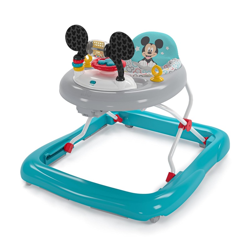 Bright Starts Tiny Trek 2-in-1 Activity Walker, Mickey Mouse Original Bestie