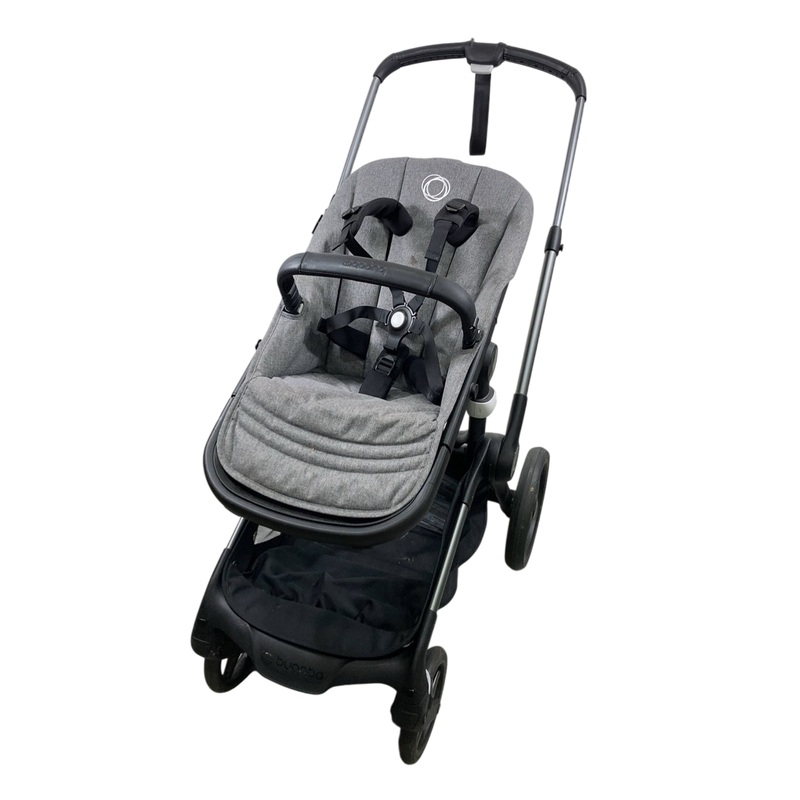 Bugaboo Fox 5 Stroller, 2023, Graphite Frame, Grey Melange