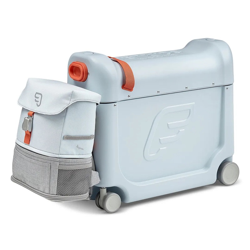 JetKids by Stokke Travel Bundle – Blue (Ages 3-7) (See Description)