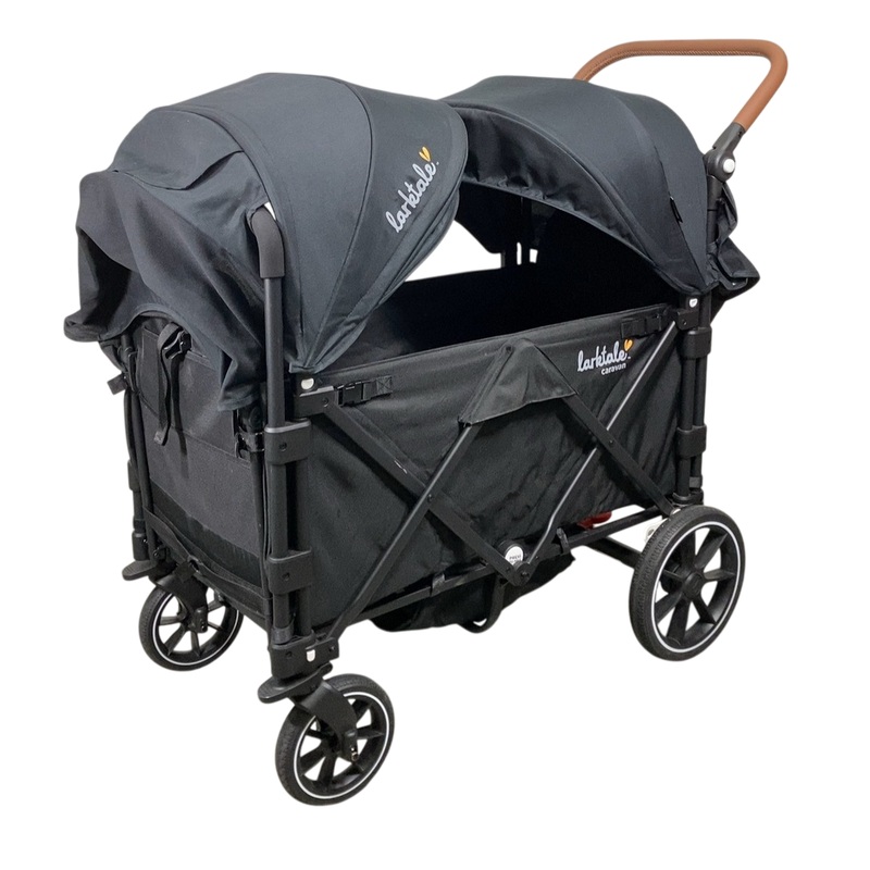 Larktale Caravan V3 Extra Capacity Stroller Wagon, Byron Black, 2024