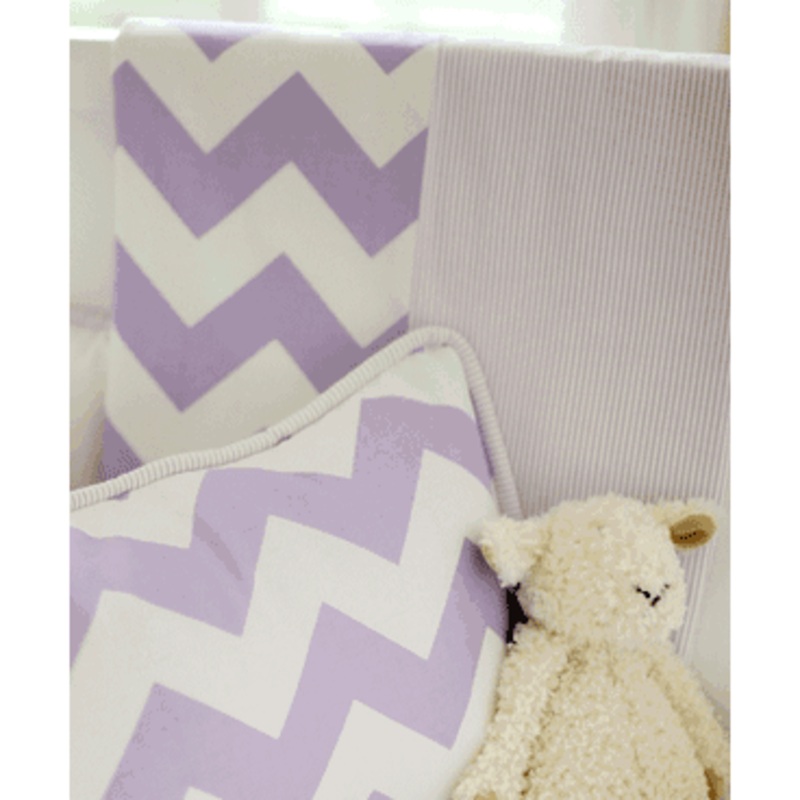 New Arrivals Zig Zag Lavender Blanket