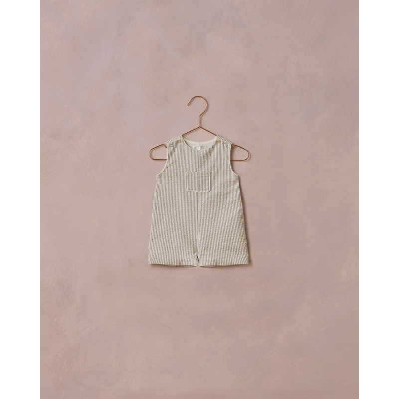 Noralee Georgie Romper – Sage Stripe