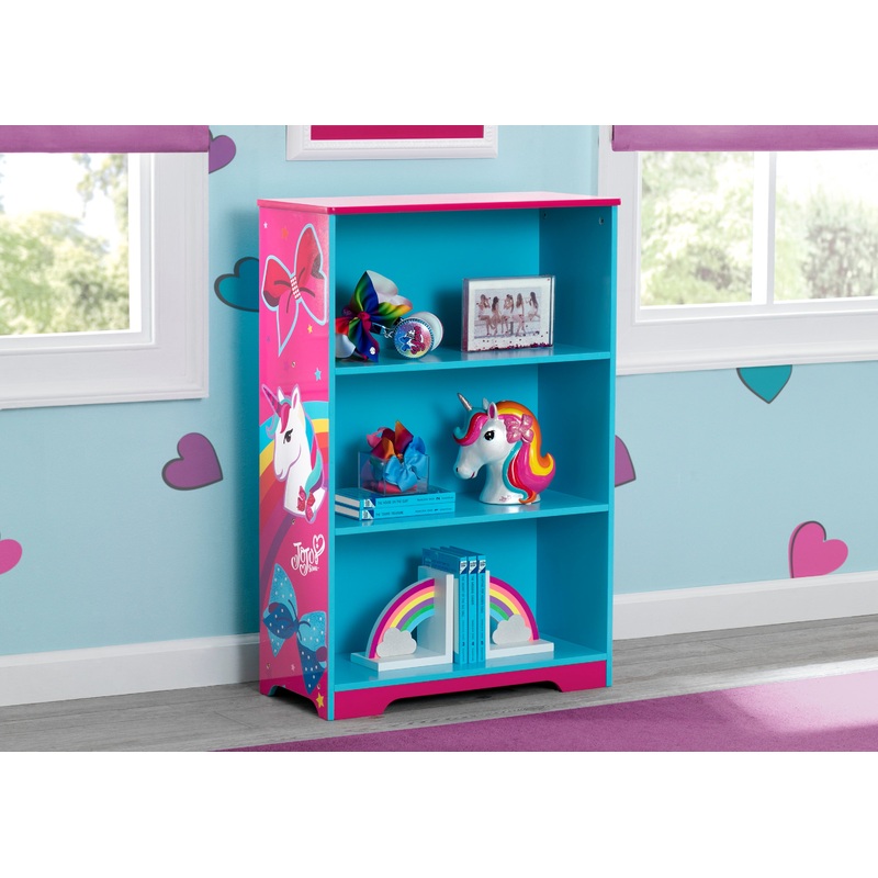Rainbow & Unicorn Deluxe 3-Shelf Bookcase