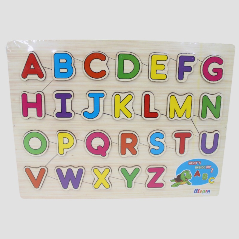 “What’s Inside My ABCs” Puzzle Board