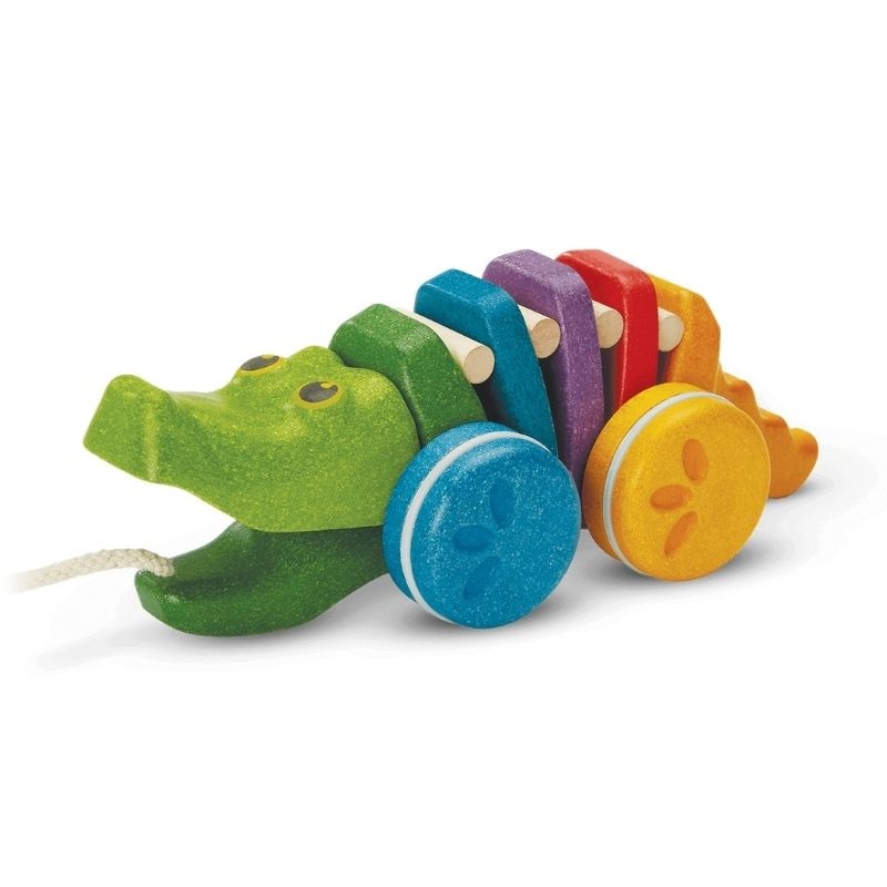 Wooden Dancing Alligator