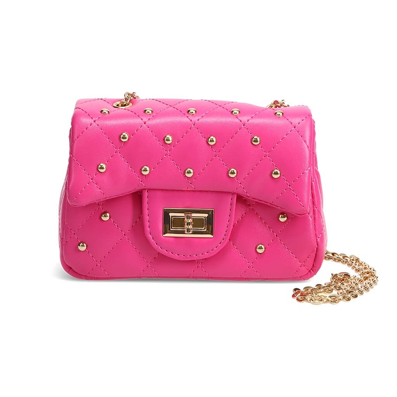 Classic Quilted Stud Mini Bag