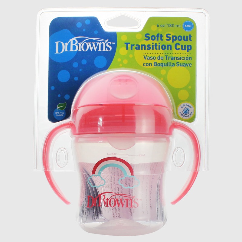 Dr. Brown’s Soft Spout Transition Cup Pink 6M+
