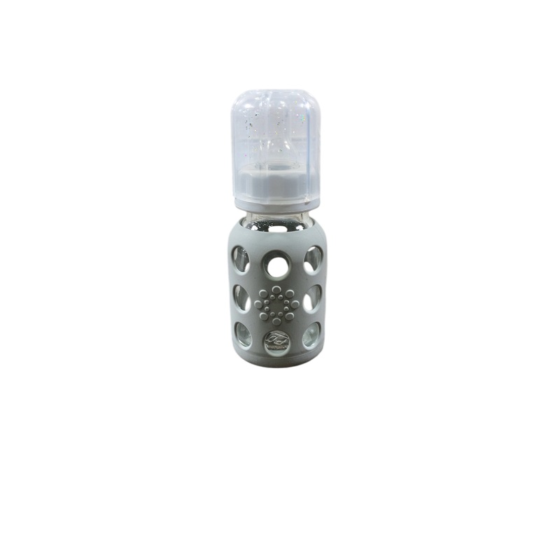Lifefactory Glass Bottle with Protective Sleeve, 4oz