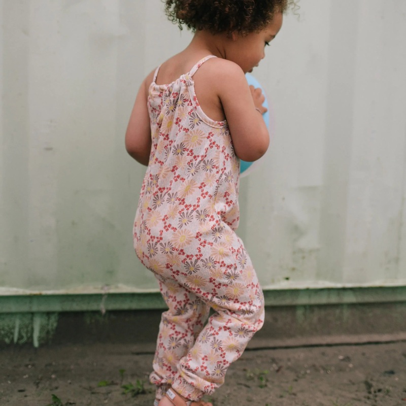 Riffle (Amsterdam) – Organic Sleeveless Romper – Sea Flower