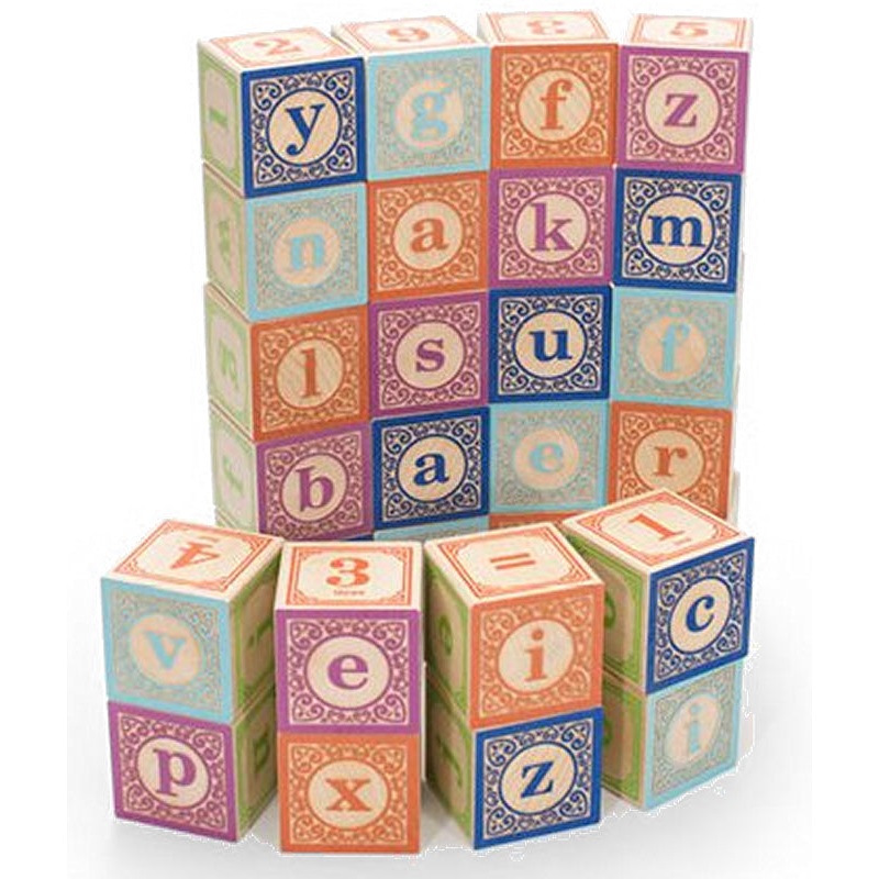 Uncle Goose Classic Lowercase ABC Blocks