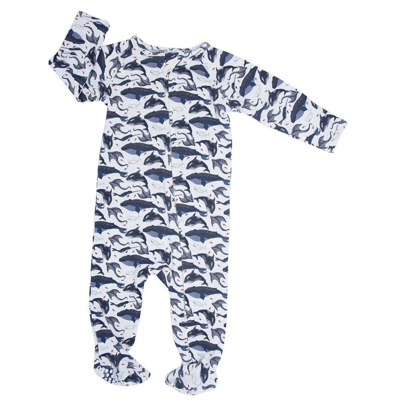 Zipper Footie – A Whale of a Tale