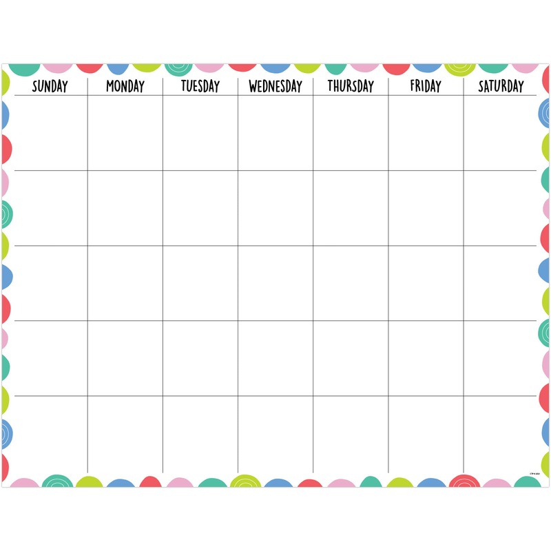Calendar (Rainbow Doodles) Calendar Days