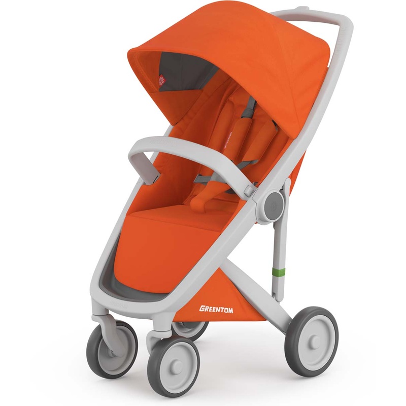Greentom Classic Stroller – Grey/Orange