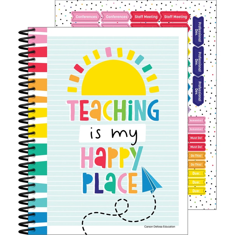 Happy Place Teacher Planner Paperback