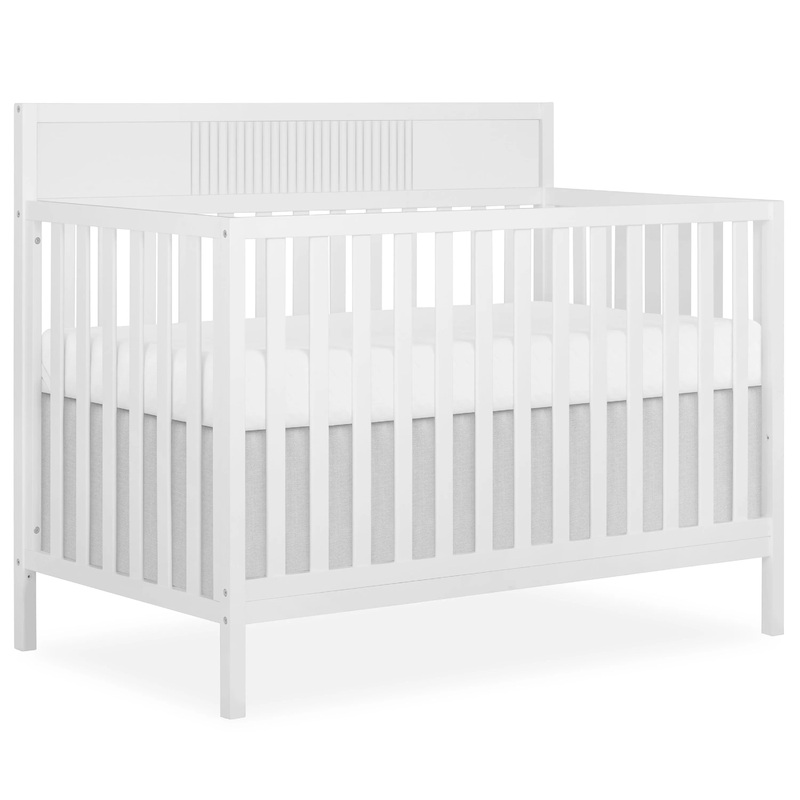 Ivy 5 In 1 Convertible Crib – White