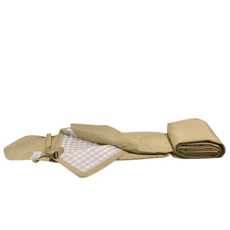 Little Unicorn 5 X 10 Outdoor Blanket, Beige Buffalo Check