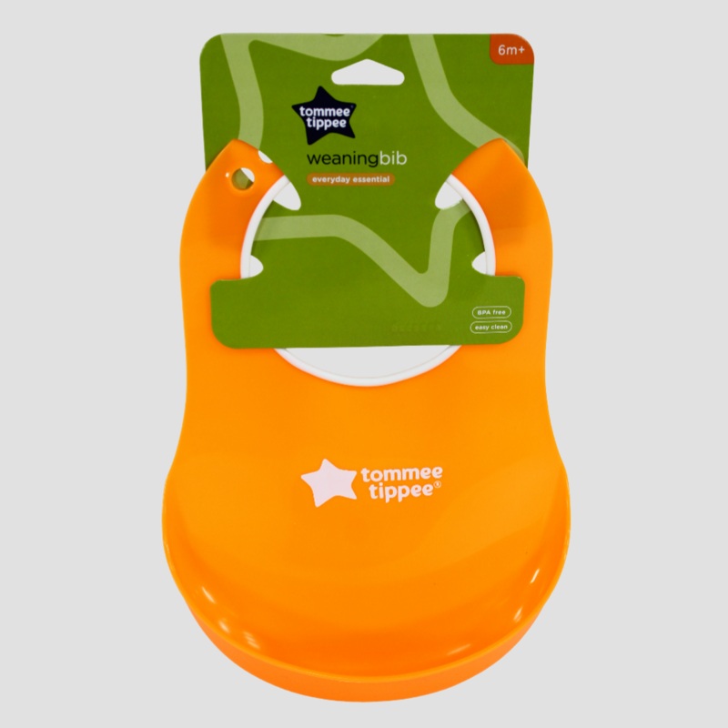 Tommee Tippee Baby Yellow Comfi Neck Catch Bib  Durable & Skin-Friendly