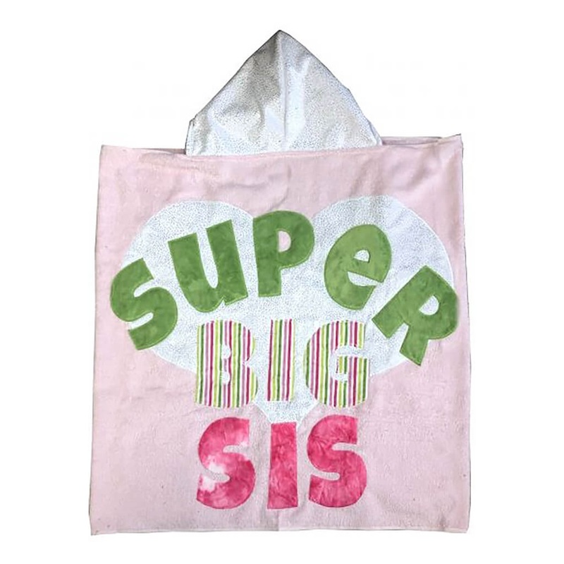 Towel Light Pink Bright Stripe Super Big Sis