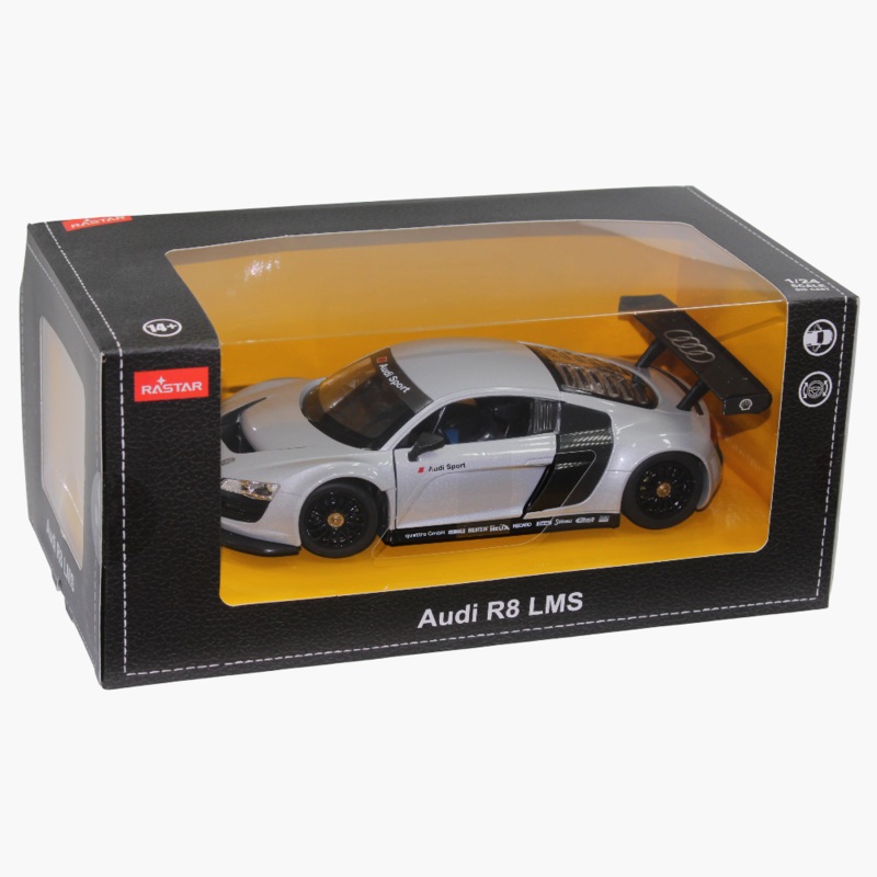 Audi R8 Die-Cast Car – White
