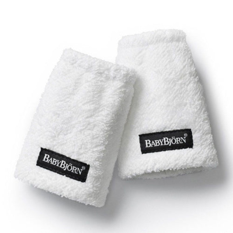 BabyBjrn Teething Pads – White