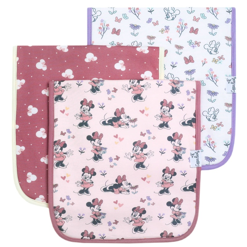 Copper Pearl Premium Burp Cloths | Minnie Mouse