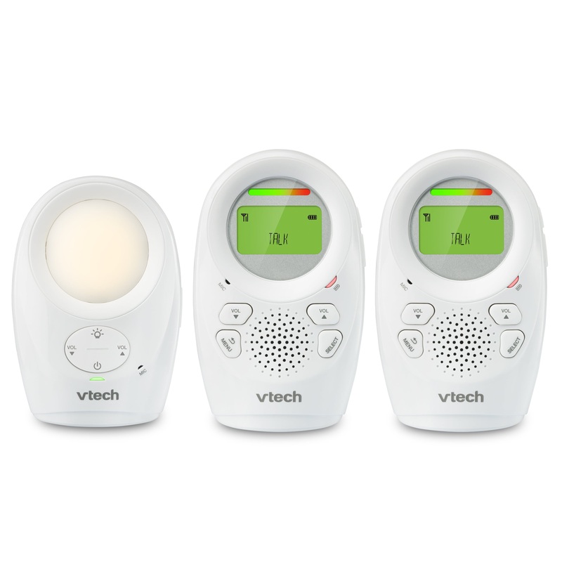 DECT 6.0 Digital Audio Baby Monitor – 2 Parent Units