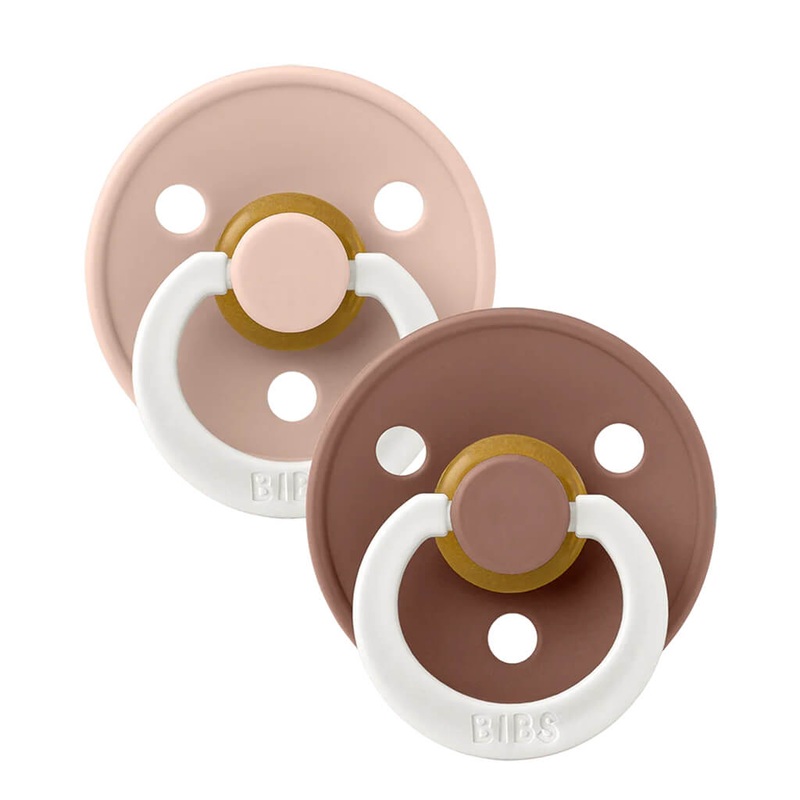 Natural Couture Glow Pacifier 2 Pack Blush/Woodchuck