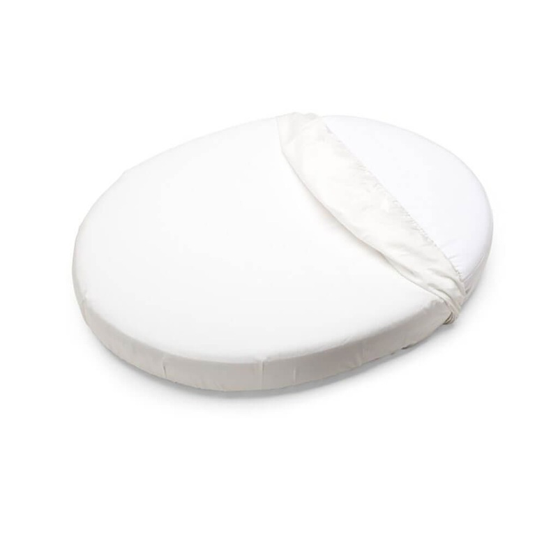 Sleepi Mini Fitted Sheet White