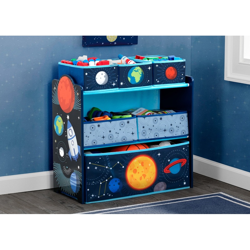 Space Adventures Design and Store Toy Organizer