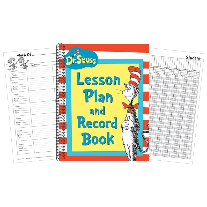 Cat in the Hat Lesson Plan and Record Book
