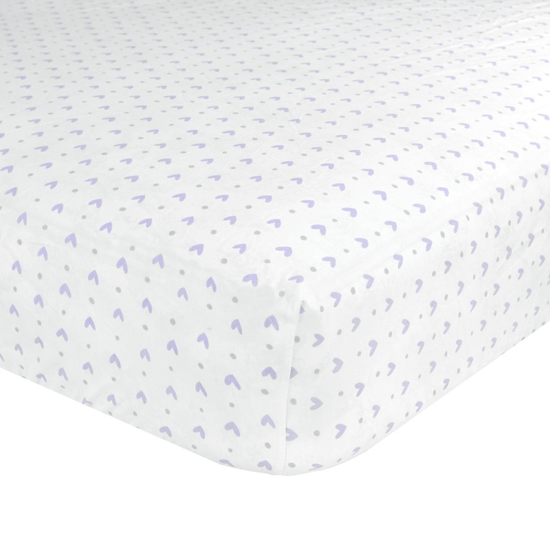 Just Born Crib Sheet – Emma Lilac