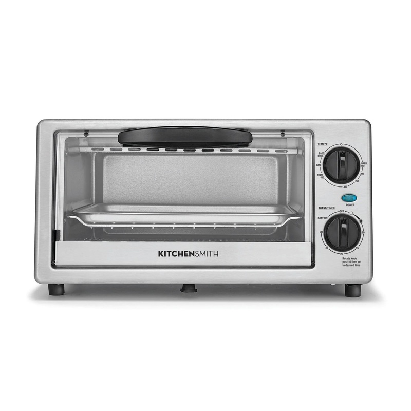 KitchenSmith by Bella Toaster Oven – Stainless Steel (See Description)