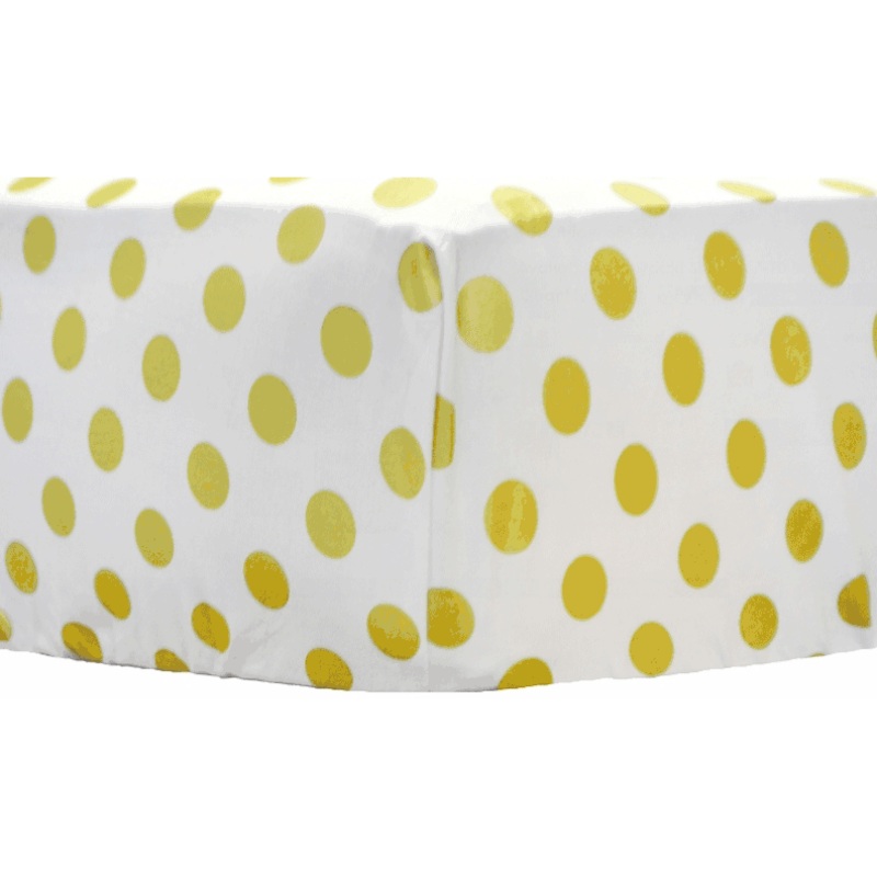 New Arrivals Gold Rush Crib Sheet