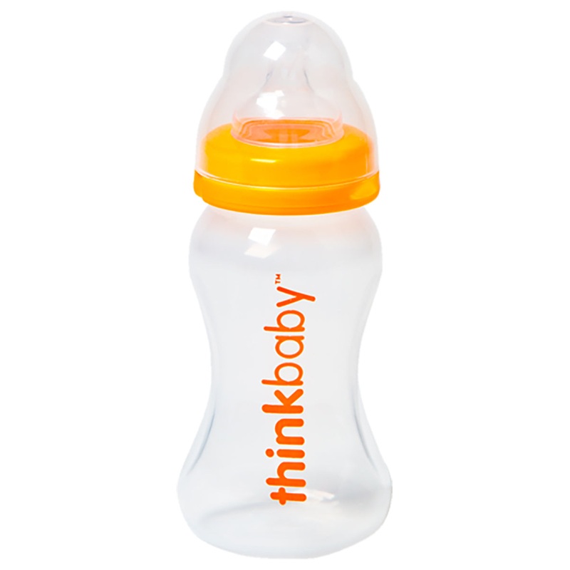 ThinkBaby Single Polypropylene Bottle with Stage B Nipple – 9 OZ