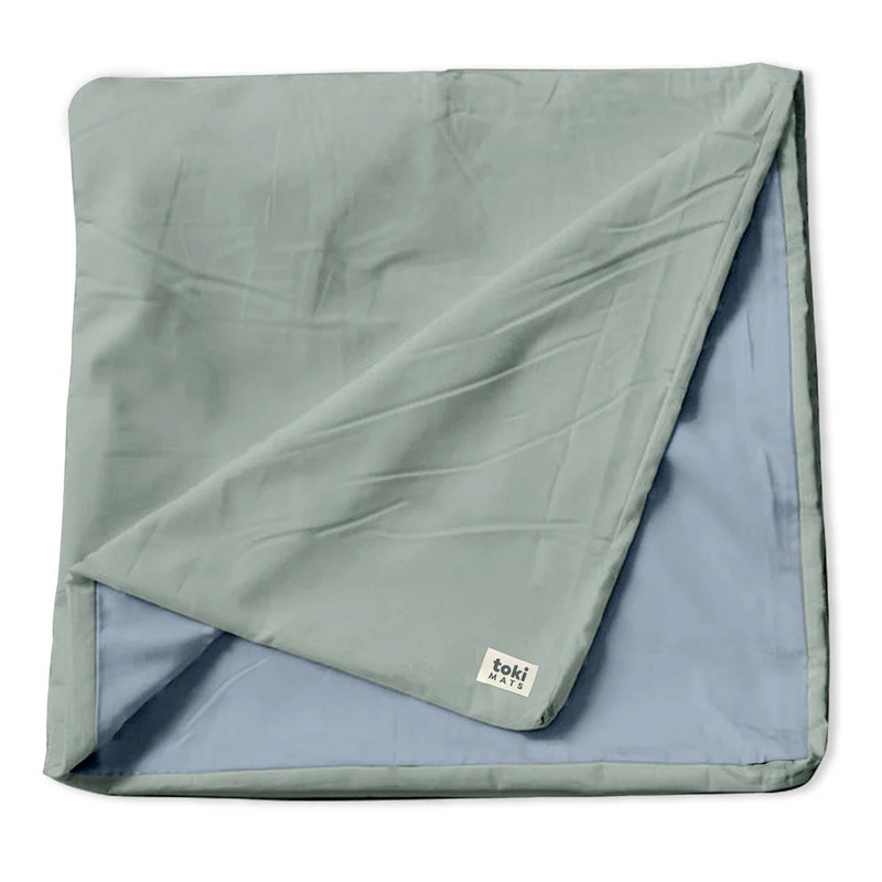 Toki Kids Standard Mat Cover 40″ x 40″, Sage + Breeze