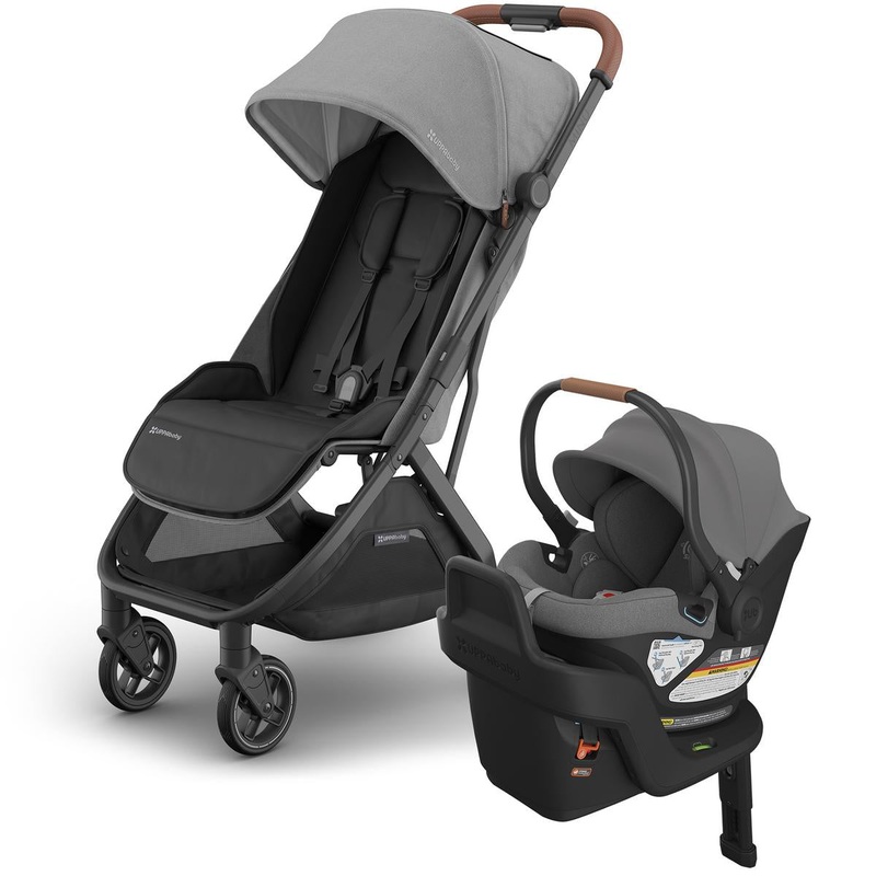 UPPAbaby Minu V3 Compact Stroller + Aria Travel System Bundle – Greyson / Greyson